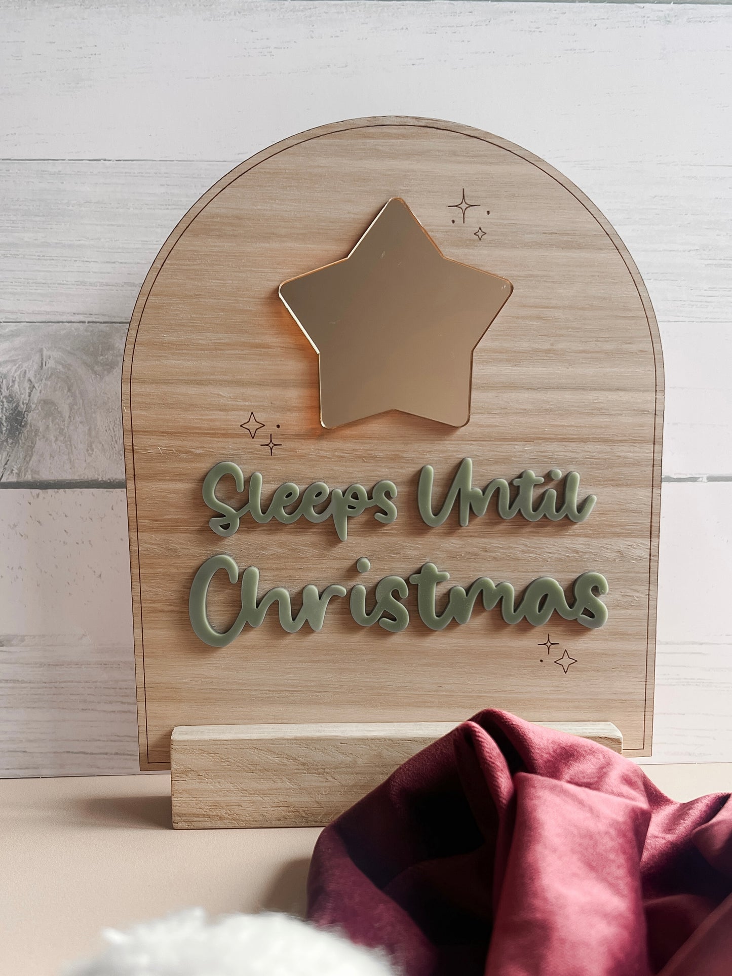 Sleeps Until Christmas Arch