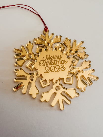 Christmas Snowflake Ornament