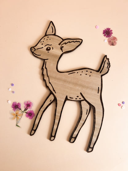 Baby Deer Wall Decor