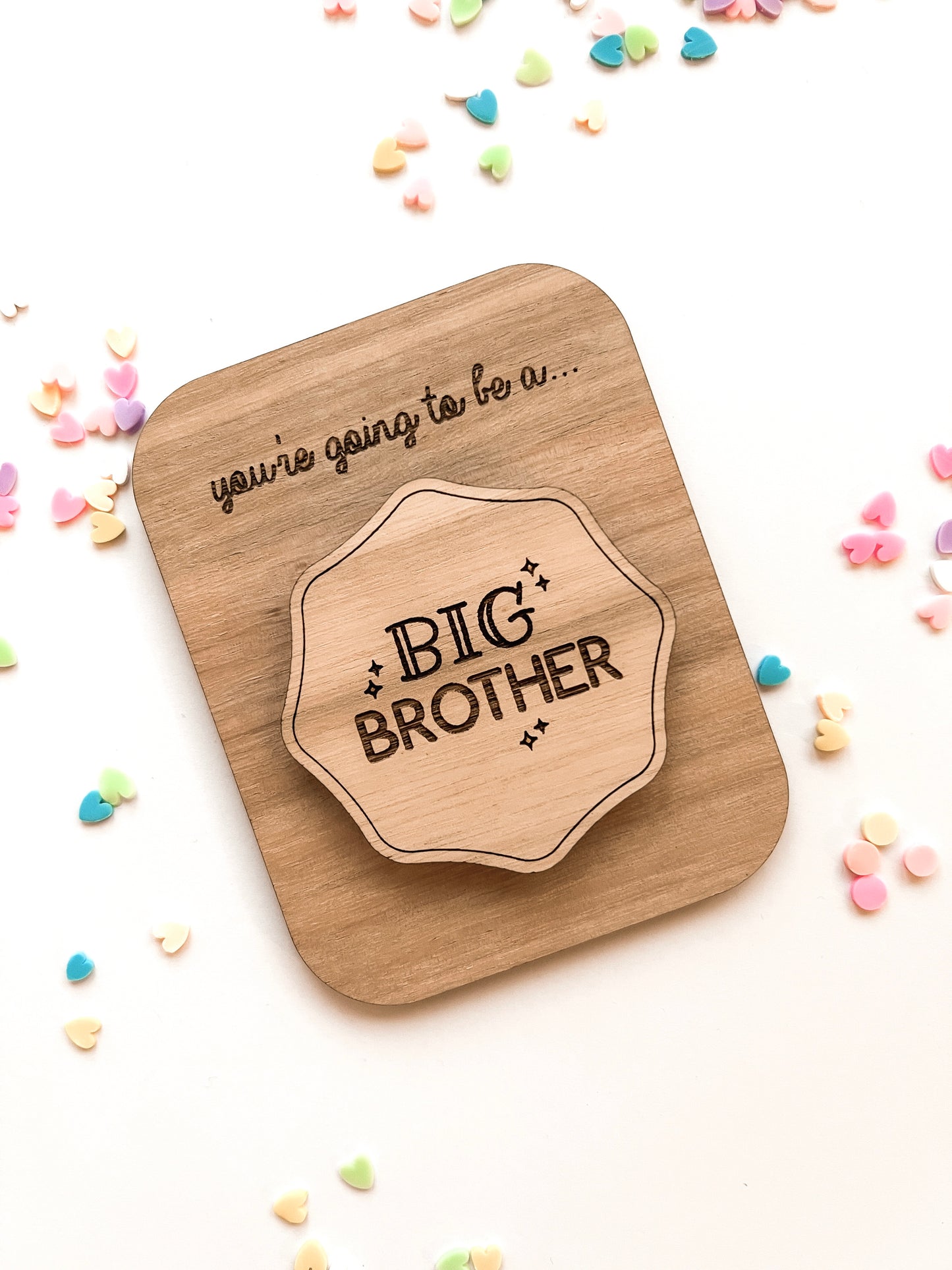 Big Brother / Big Sister Badge Card