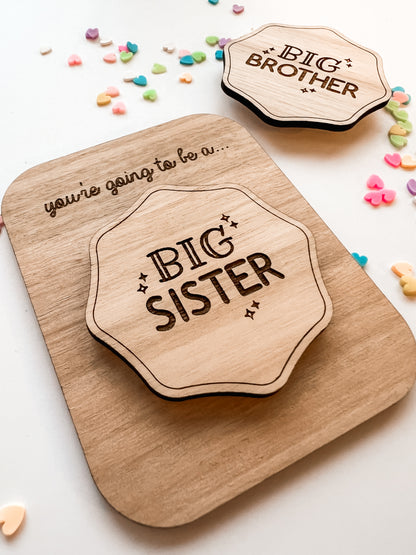 Big Brother / Big Sister Badge Card